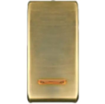 FD04313PM Клавиша для двухклавишных выключателей с подсветкой, цвет Matt Patina FEDE