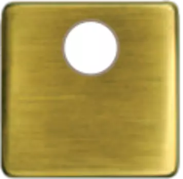 FD04315PB-A TV/SAT Монтажная плата для механизмов с одним коннектором бежевый, цвет Bright Patina FEDE