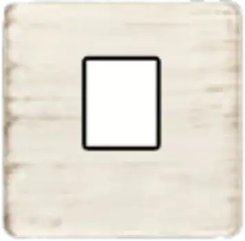 FD04317BD-M Монтажная плата для 1-го инф. разъема RJ-45 черный, цвет White Decape FEDE