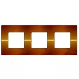 FD04403OB Декоративная вставка Belle Epoque Metal bright gold 3-постовая Fede