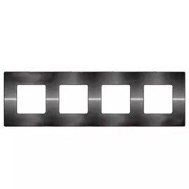 FD04404CB Декоративная вставка Belle Epoque Metal Bright chrome 4-постовая Fede