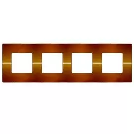 FD04404OB Декоративная вставка Belle Epoque Metal bright gold 4-постовая Fede