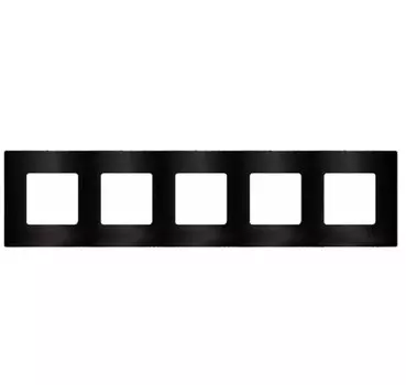 FD04405GR Декоративная вставка Belle Epoque Metal graphite 5-постовая Fede