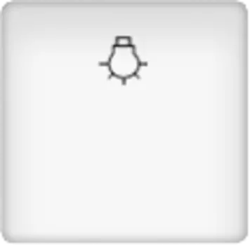 FD17717 Клавиша широкая "Свет", цвет Белый FEDE