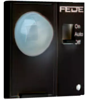 FD28604-M Выключатель с ИК-датчиком, цвет Черный FEDE