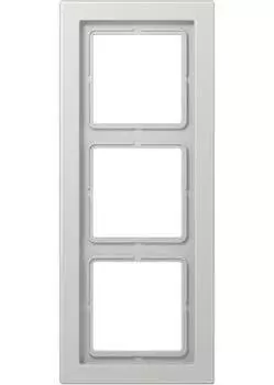FD983LG Рамка FD Design Светло-серый 3-постовая Jung