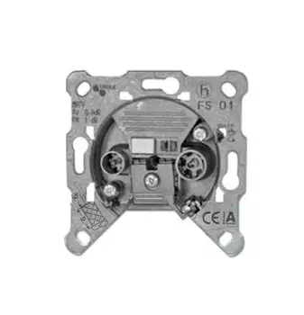 FS01 Розетка TV-FM оконечная (TV до 1000 МГц, FM 87-108 МГц) Jung