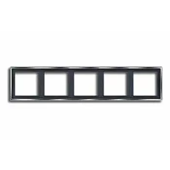 GCR2985 Рамка LS 990 Блестящий Хром 5-постовая Jung