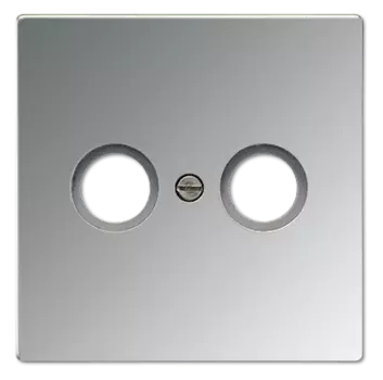 GCR2990TV LS 990 Блестящий хром Накладка TV-FM розетки Jung LS серия