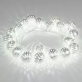 Гирлянда 400-003 400-003 хром перламутровый с эффектом мерцания Eurosvet