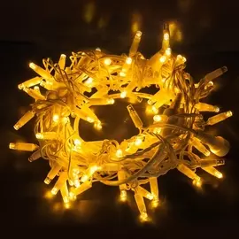 Гирлянда 400-102 теплый белый с эффектом мерцания Eurosvet