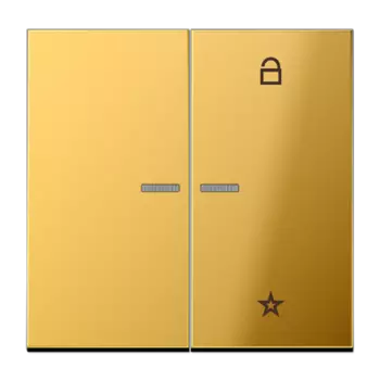 GO1701 имитация золота Центральная плата универсальная Jung LS серия