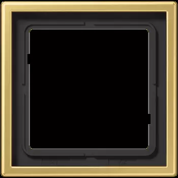 GO2981 Рамка LS 990 Блеск золота 1-постовая Jung