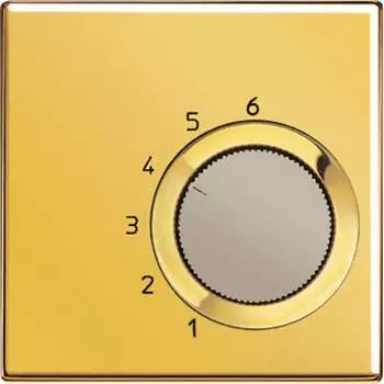 GOTR236PL LS 990 Блеск золота Накладка термостата комнатного(мех TR236U,TR246U) Jung LS серия