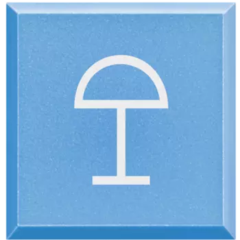 H4920LC Axolute Сменные клавиши с символами для кнопок с подсветкой HC-HS-4038LA/Настольный свет Bticino