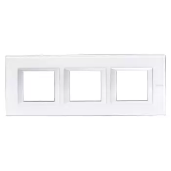 HA4802M3HVSW Рамка Axolute Квадрат Whice 2+2+2 модуля Bticino