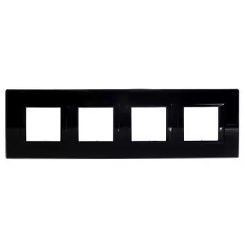 HA4802M4HVNB Рамка Axolute Квадрат Nighter 2+2+2+2 модуля Bticino