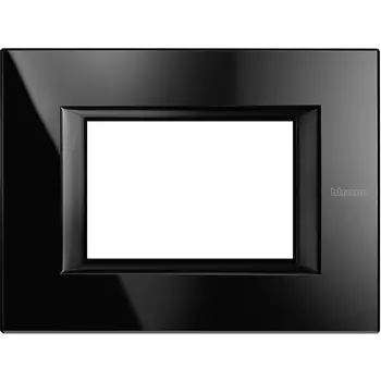 HA4803VNB Рамка Axolute Квадрат Nighter 3 модуля Bticino