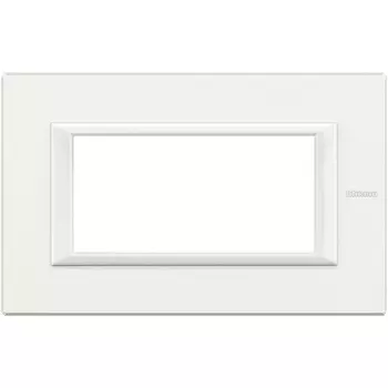 HA4804HD Рамка Axolute Квадрат Белый 4 модуля Bticino