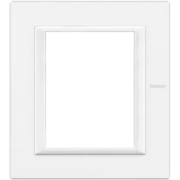 HA4826HD Рамка Axolute Квадрат Белый 3+3 модуля Bticino