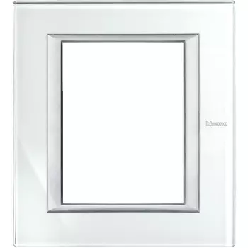 HA4826VSW Рамка Axolute Квадрат Whice 3+3 модуля Bticino
