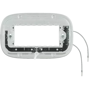 HB4704X Axolute Суппорт с подсветкой (на винтах) для рамок в форме эллипса, на 4 модуля Bticino