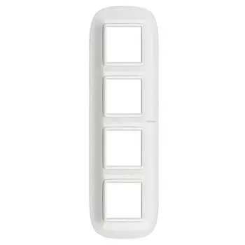 HB4802M4HD Рамка Axolute Овал Белый 2+2+2+2 модуля Bticino