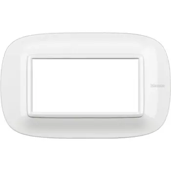 HB4804HD Рамка Axolute Овал Белый 4 модуля Bticino