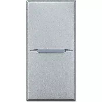 HC4001AN Axolute Выключатель 10А 250 В~, дизайн AXIAL, 1 модуль. Цвет Алюминий. Bticino