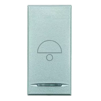 HC4055B Axolute Кнопка 1Р (NO) 10 АX 250 В~ с символом «звонок» Bticino