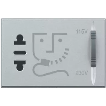HC4177 Axolute Розетка для бритв с изолированным трансформатором Bticino