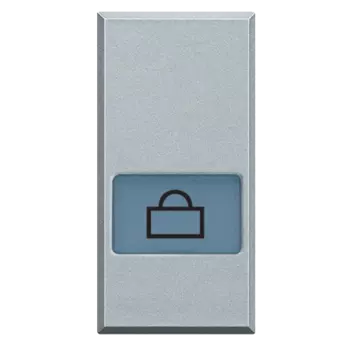 HC4921LP Axolute Клавиши с подсвечиваемыми символами для выключатель в дизайне AXIAL - 1 модуль, Посыльный Bticino