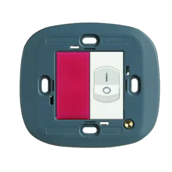 HD4011S Axolute выключатель с неон. рамкой Bticino