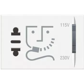 HD4177 Axolute Розетка для бритв с изолированным трансформатором Bticino