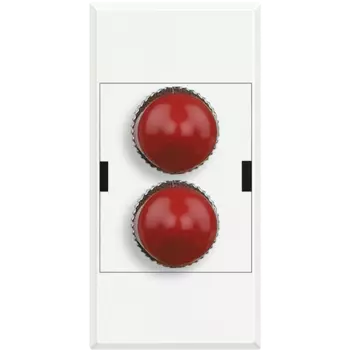 HD4268ST Axolute Двойной разъем для оптико-волоконной линии, кабельный разъем SТ – дуплекс Bticino