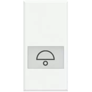 HD4921LD Axolute Клавиши с подсвечиваемыми символами для выключатель в дизайне AXIAL - 1 модуль, звонок Bticino