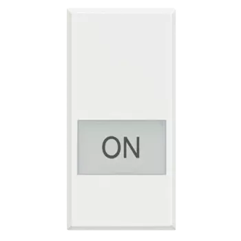 HD4921LM Axolute Клавиши с подсвечиваемыми символами для выключатель в дизайне AXIAL - 1 модуль, ON Bticino