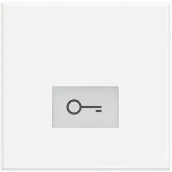 HD4921M2LF Axolute Клавиши с подсвечиваемыми символами для выключатель в дизайне AXIAL - 2 модуля, ключ Bticino