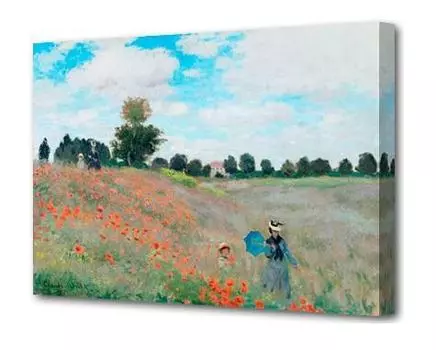 Холст Моне Поле маков у Аржантёя Toplight 50х70х2см TL-H3001