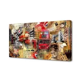Холст Весь Лондон III Toplight 50х100х2см TL-H3045
