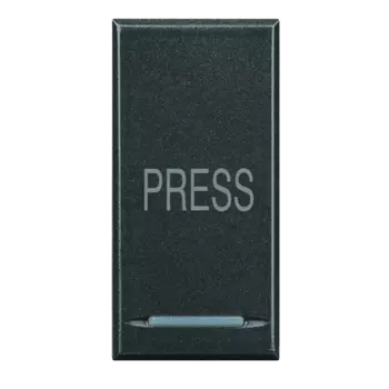 HS4055P Axolute Кнопка 1Р (NO) 10 АX 250 В~ с символом «PRESS» Bticino
