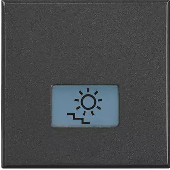 HS4921/2LB Axolute Клавиши с подсвечиваемыми символами для выключатель в дизайне AXIAL - 2 модуля, Подсветка лестницы Bticino