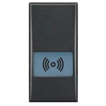 HS4921LL Axolute Клавиши с подсвечиваемыми символами для выключатель в дизайне AXIAL - 1 модуль, сигнализация Bticino