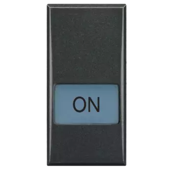 HS4921LM Axolute Клавиши с подсвечиваемыми символами для выключатель в дизайне AXIAL - 1 модуль, ON Bticino