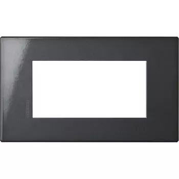 HW4804HS Рамка Axolute Air Антрацит 4 модуля Bticino