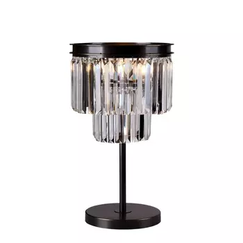 Интерьерная настольная лампа 31100 31101/T black+gold Newport