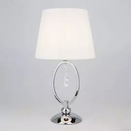 Интерьерная настольная лампа Madera 01055/1 хром/прозрачный хрусталь Strotskis Eurosvet