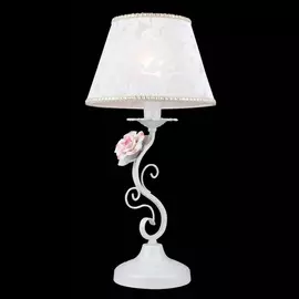 Интерьерная настольная лампа Olga OLGA 11384/1T WHITE SILVER Natali Kovaltseva