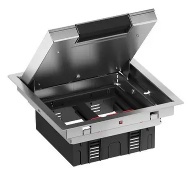 ISM51624 Лючок напольный нержавеющая сталь 199Х199 на 4 Х 45 Schneider Electric