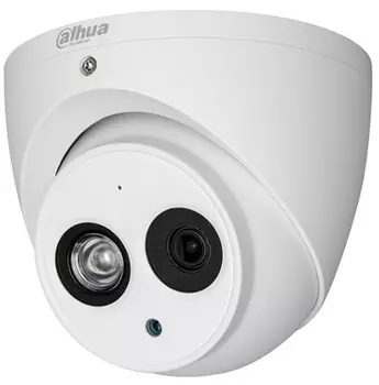 Камера видеонаблюдения Dahua DH-HAC-HDW1400EMP-A-0360B 3.6-3.6мм HD-CVI цветная корп.:белый
